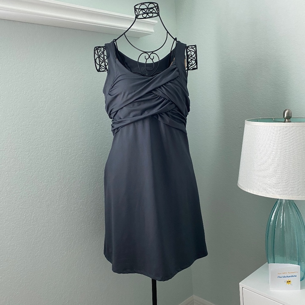 Athleta Tangelo Twist Front Dress Sz M